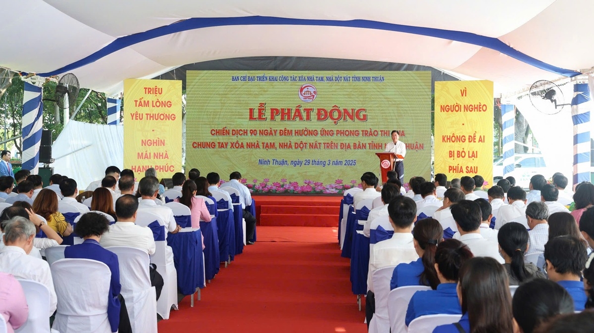 Phó Thủ tướng Nguyễn Chí Dũng phát động chiến dịch xóa nhà tạm trong 90 ngày đêm